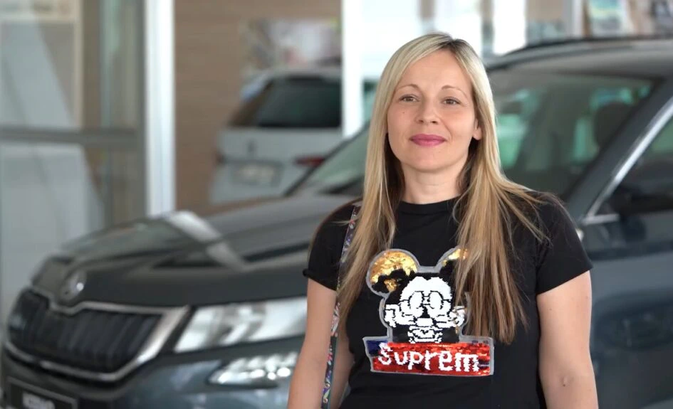 Vlatka, kupovina automobila