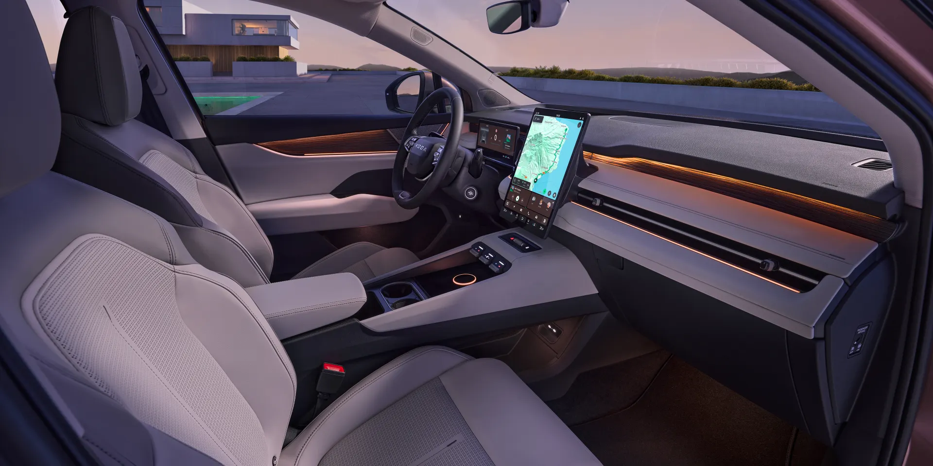 novi skoda peaq interijer